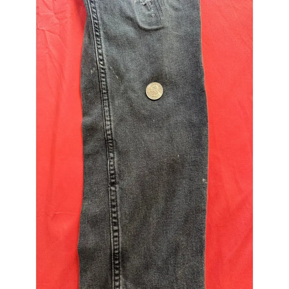 Old Navy Slim Built-In Flex Jeans 29x30 Heavily Flawed Bleach Paint AS-IS